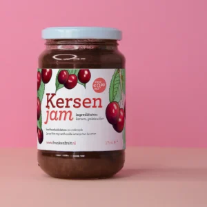 Een afbeelding van huisgemaakte kersenjam.