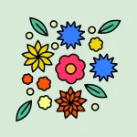 Bosje bloemen - medium